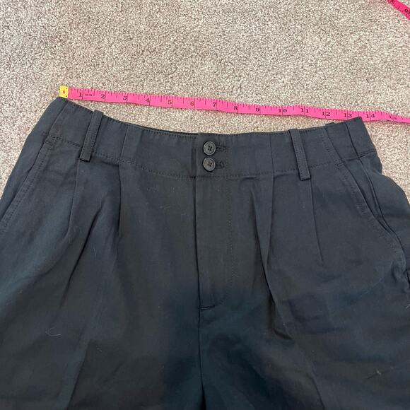 NWT Madewell Women's Wide Leg Linen Blend Trouser‎ Black Size 2 Petite - Picture 6 of 10